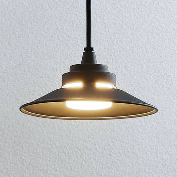 Utendørs LED-vegglampe Cassia, mørkegrå