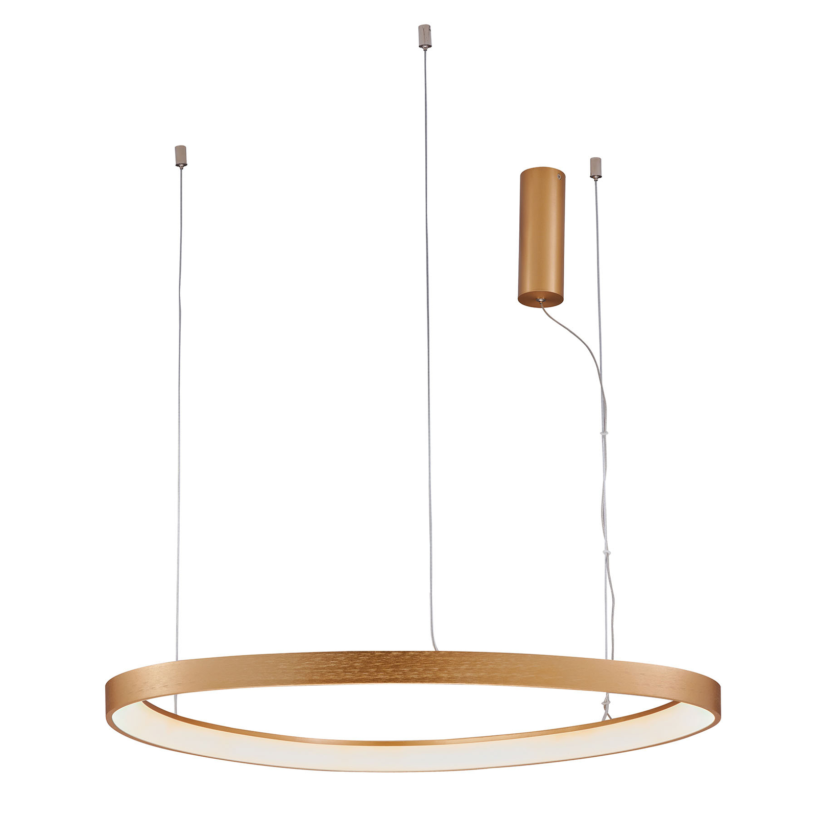 LED-Hängeleuchte Loop, gold
