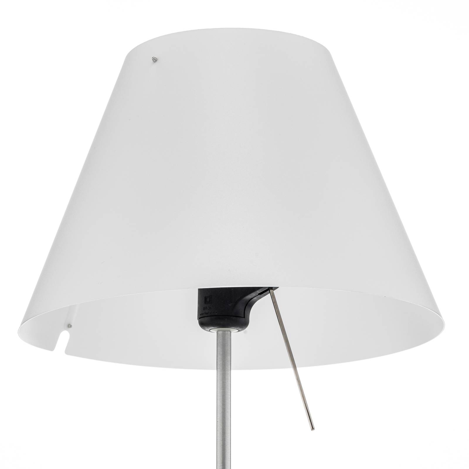 Luceplan Costanzina lampa stołowa aluminium, biała