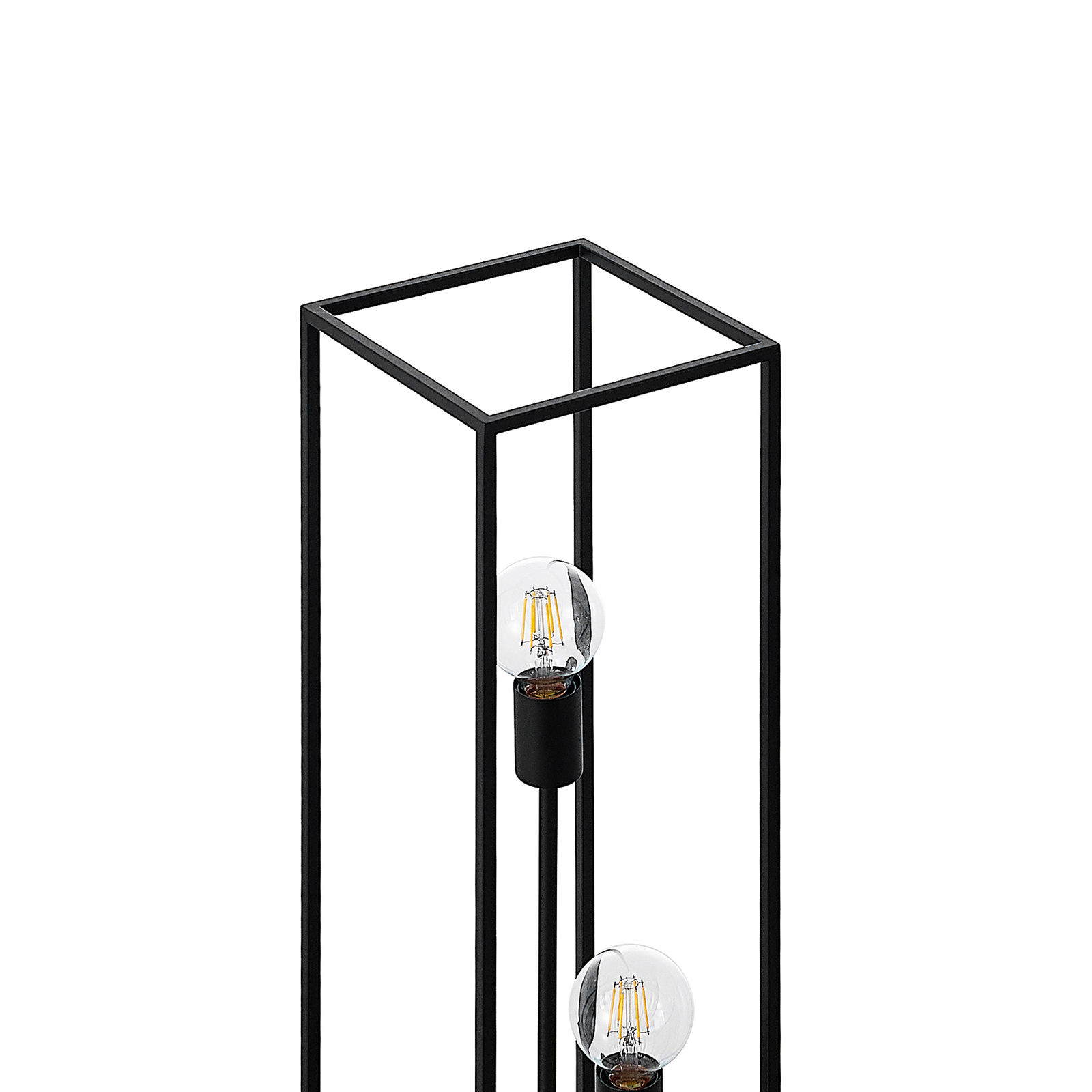 Lindby Krisha lampadaire en acier noir, à 3 lampes