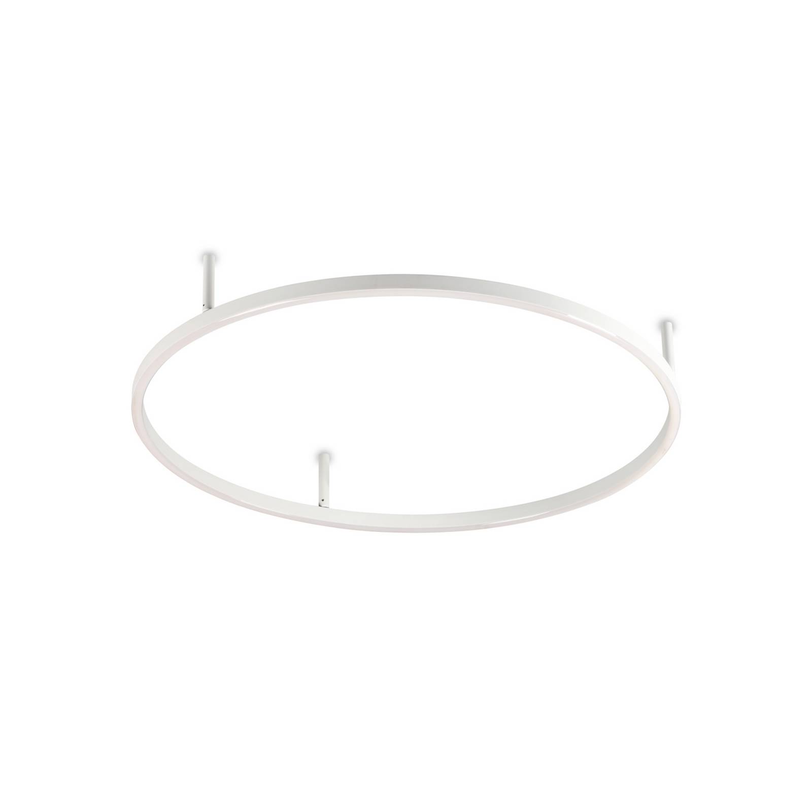 Ideal Lux Lampa sufitowa LED Oracle Slim Ø 70 cm, biała, 3000 K