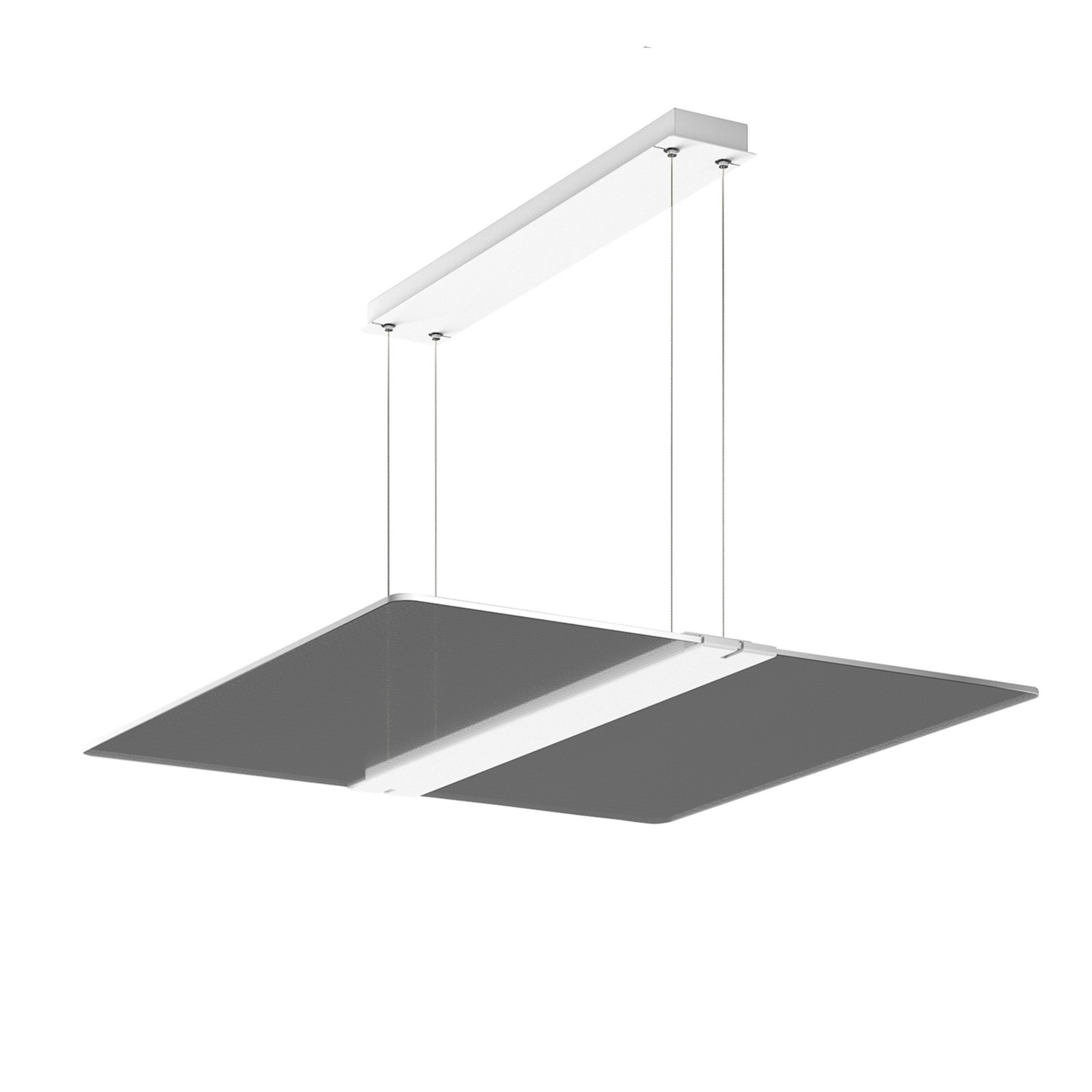 RZB Twindot S Square LED-Pendel DALI 64cm 827-865