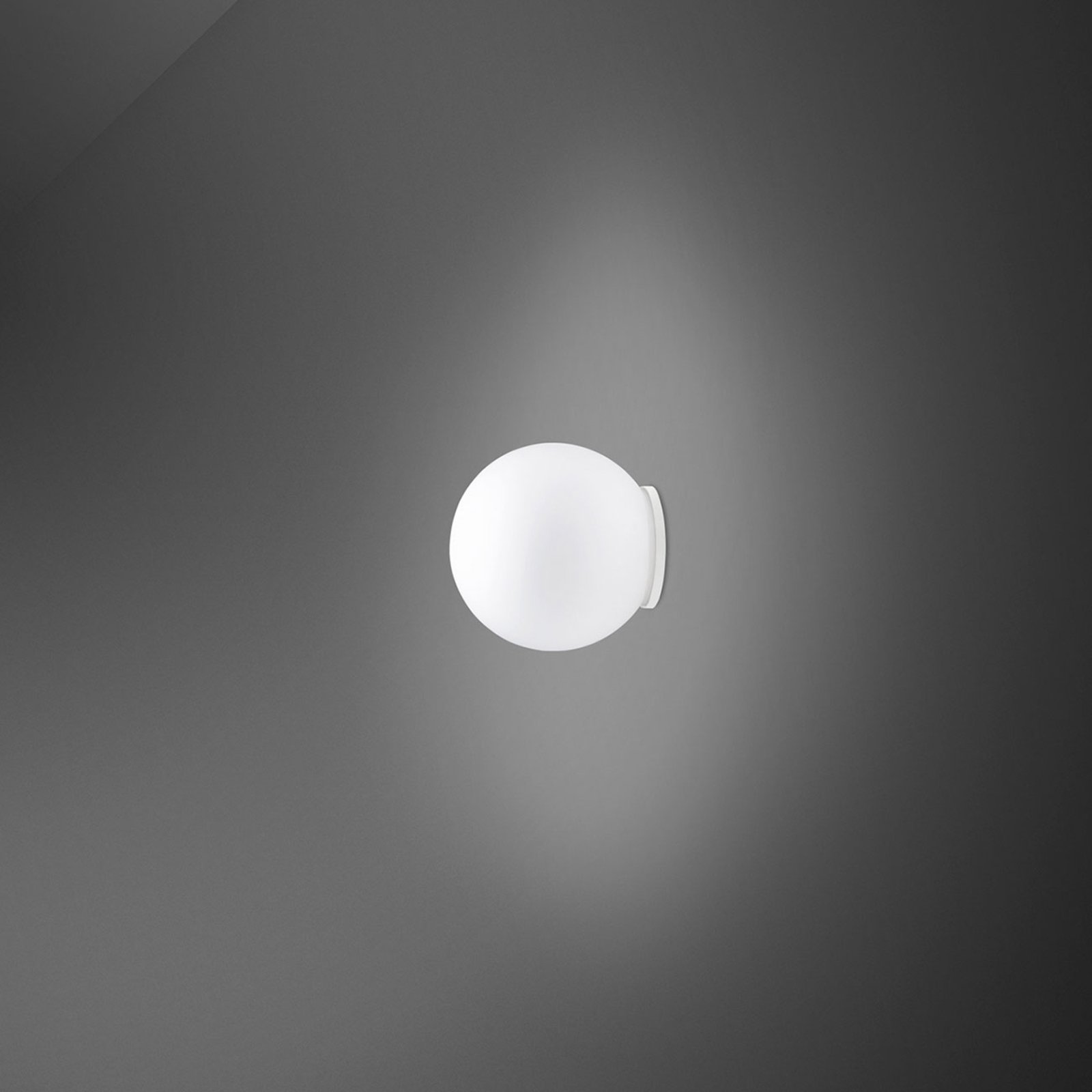 Fabbian Lumi Sfera Glas wall light, Grivory®