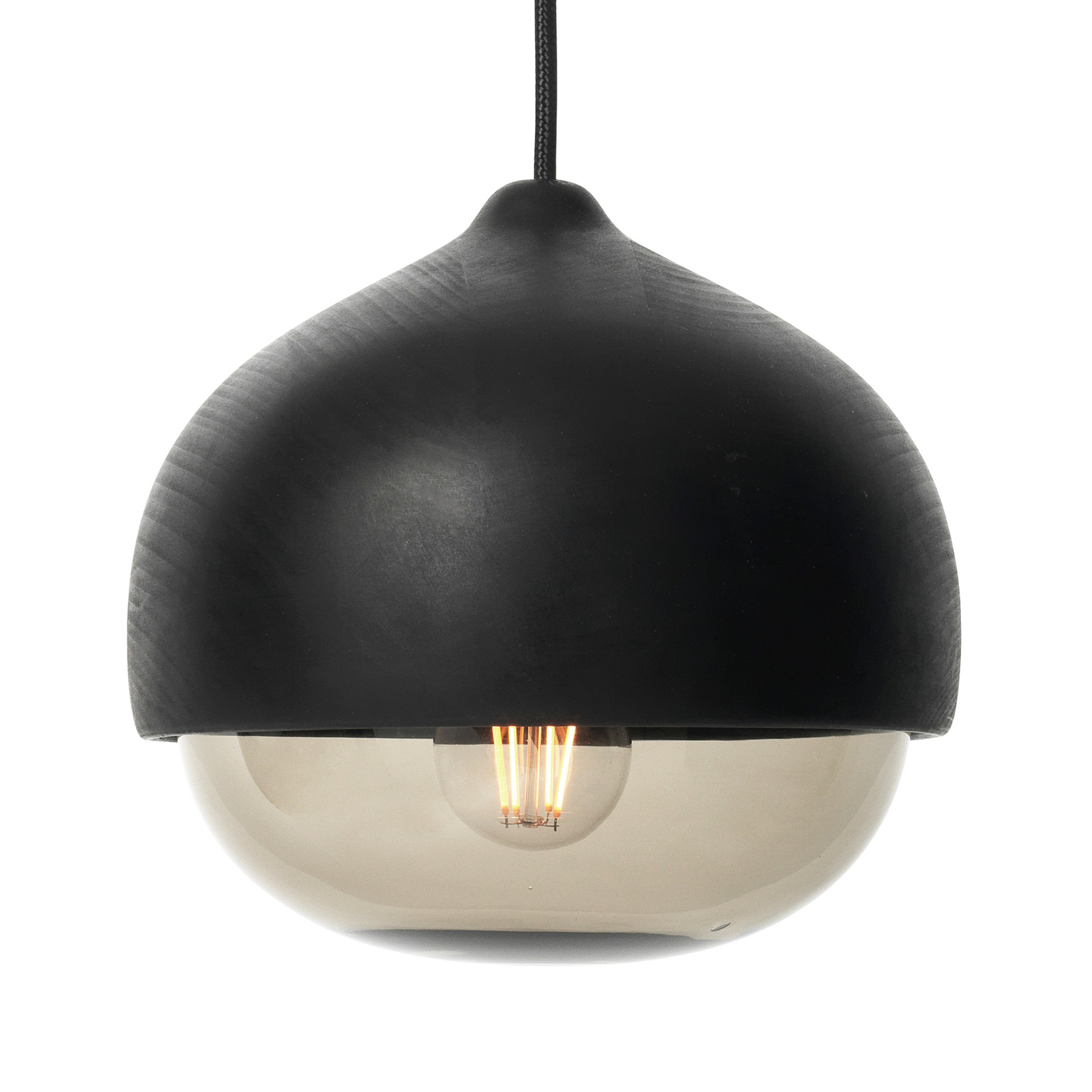 Terho S/M/L pendant light black/smoke