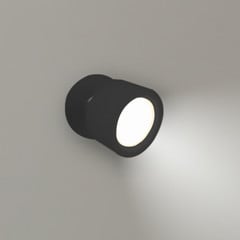 Newgarden kinkiet LED Roll 8, czarny, obrotowy