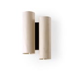LZF Black Note Duplet LED-Wandleuchte, schwarz