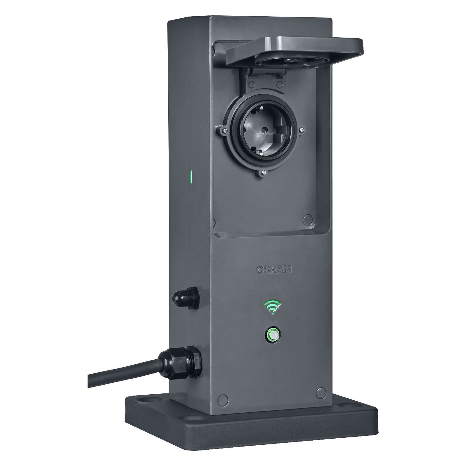 OSRAM SMART+ Multiprise WiFi, anthracite, IP44, 2 prises
