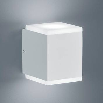 Helestra Kibo – utendørs LED-vegglampe, matt hvit