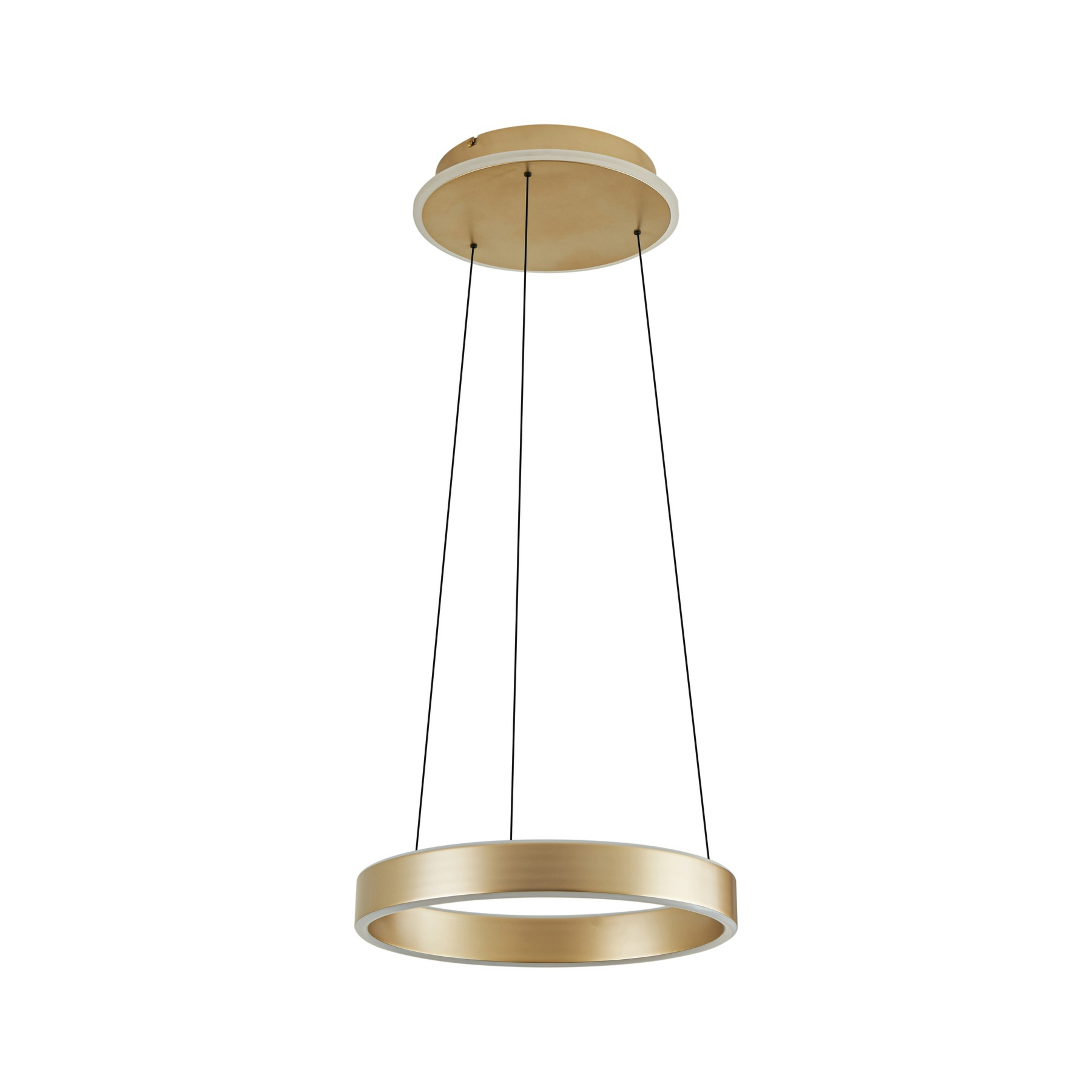 Tindra LED hanglamp goud dimbaar Ø 40 cm - Lucande