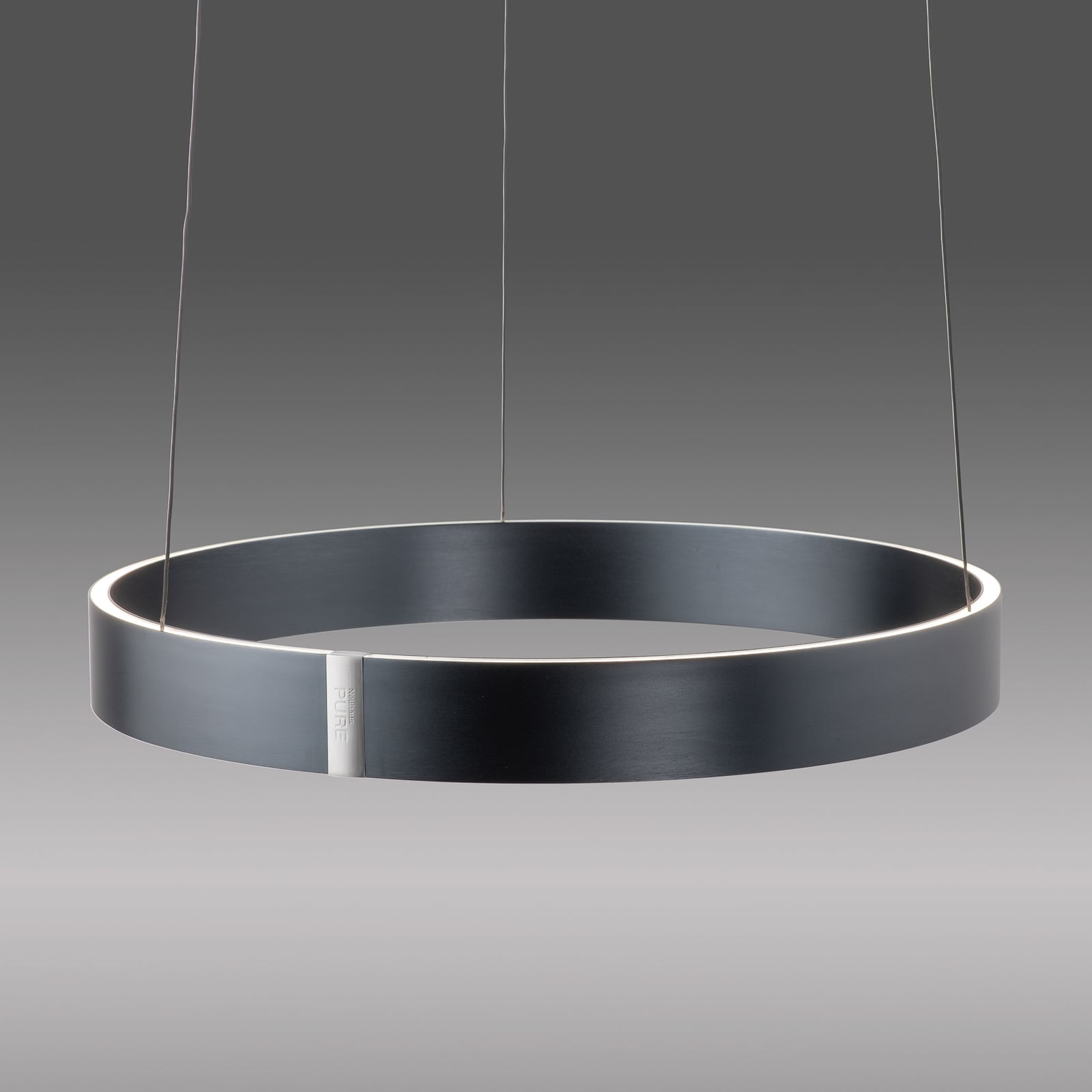 E-Clipse LED-Hängeleuchte, mystic grey, Ø 50 cm, CCT - PURE E-Clipse LED-Hängeleuchte, mystic grey, Ø 50 cm, CCT - PURE