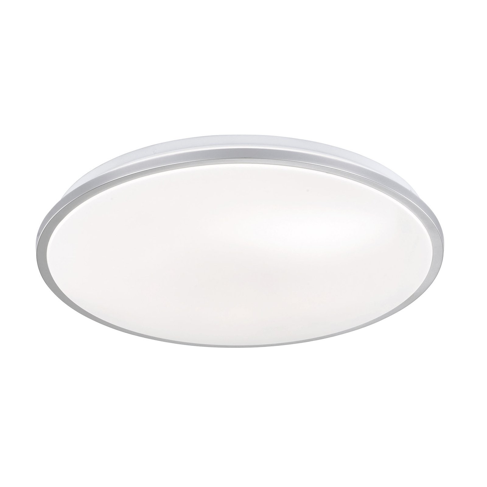 Jaso LED-taklampa, dimbar, Ø 40 cm, silver