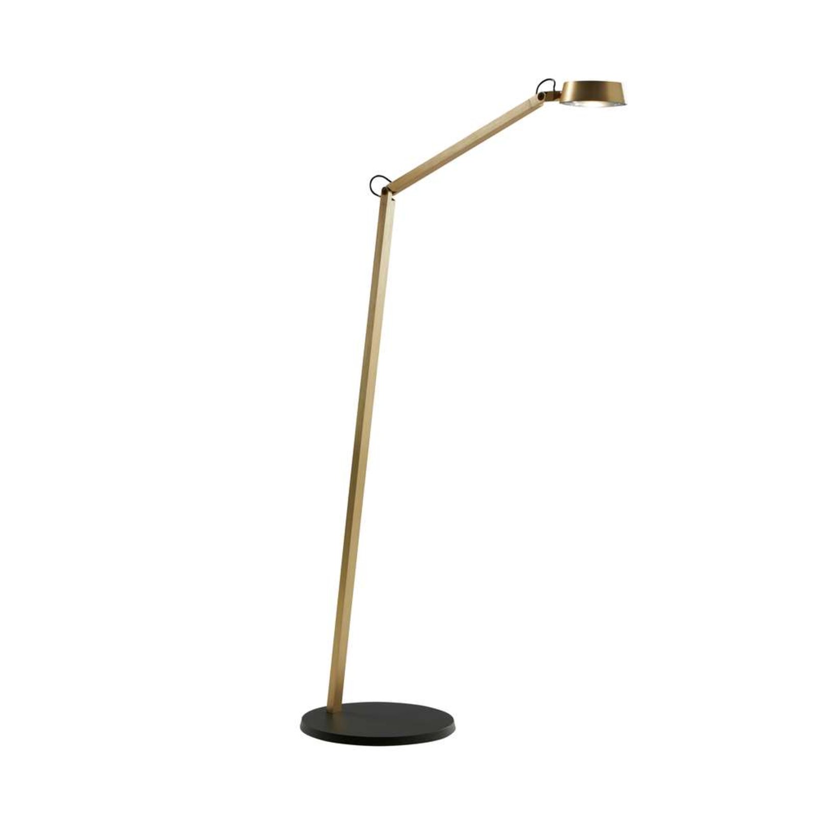 Dark F1 Floor Lamp Brass - LIGHT-POINT