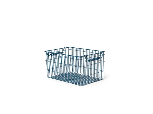 Cesto empilhável Cala, conjunto de 2, azul - ferm LIVING