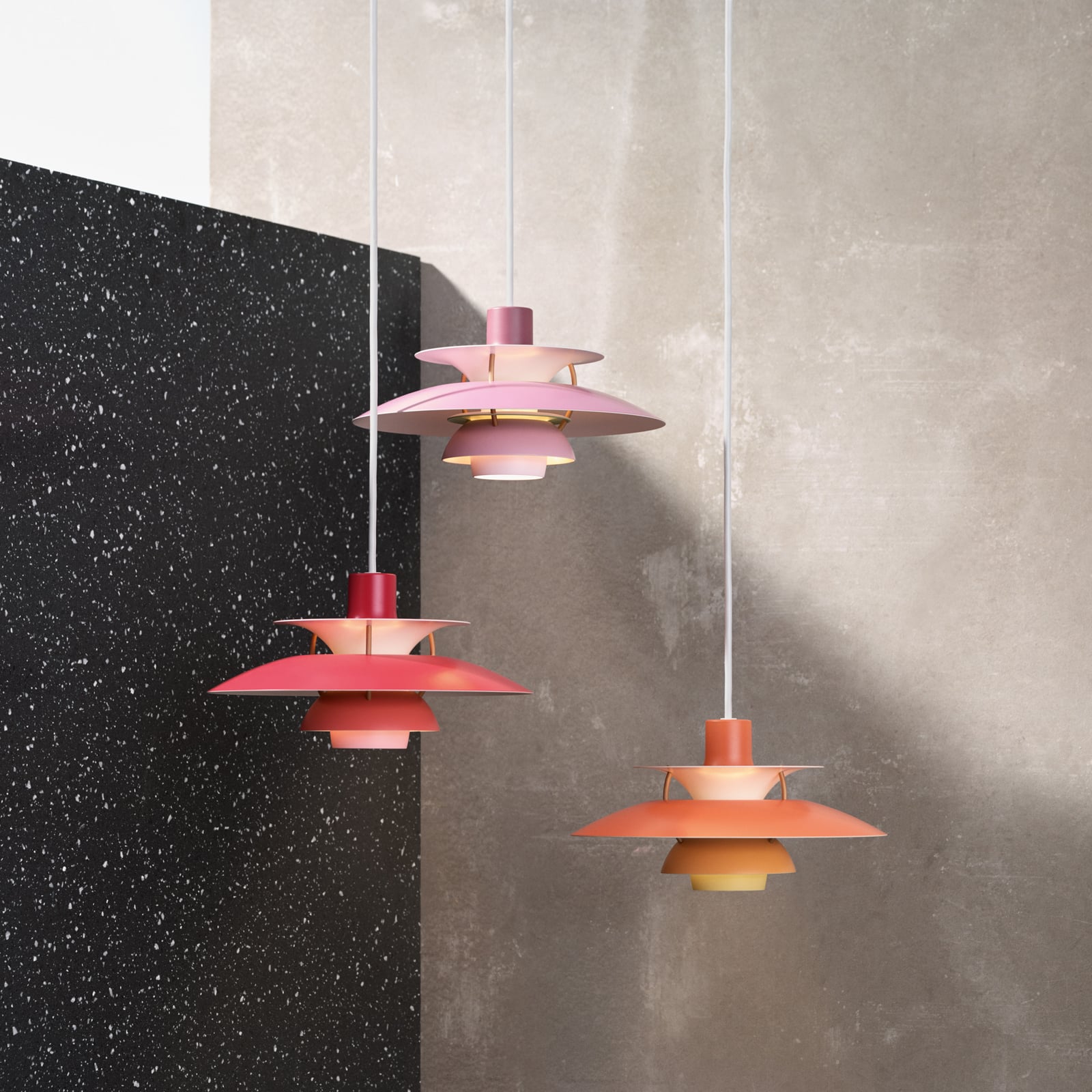 PH 5 Pendant Hues Of Red - Louis Poulsen