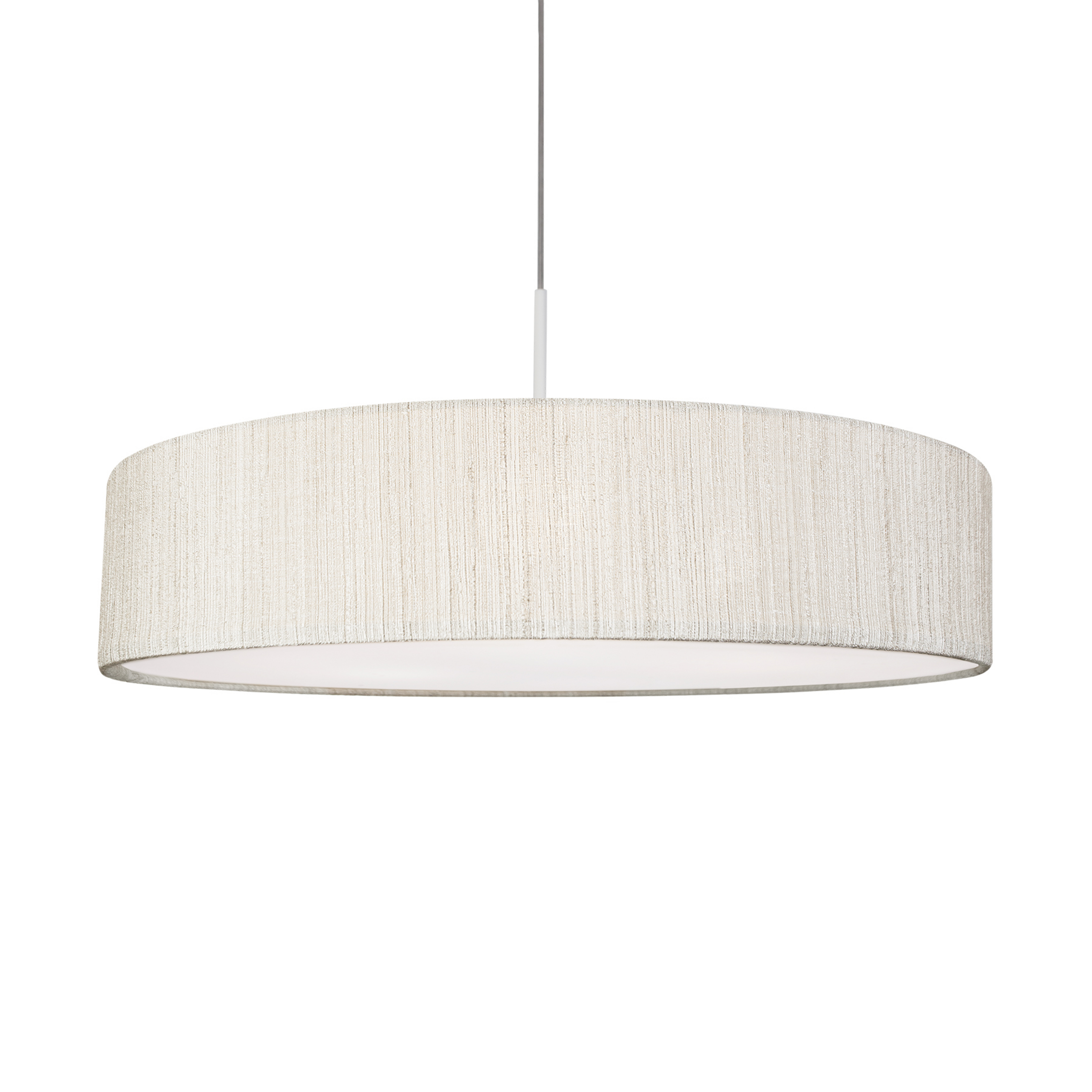 Hänglampa Turda, Ø 50 cm, vit