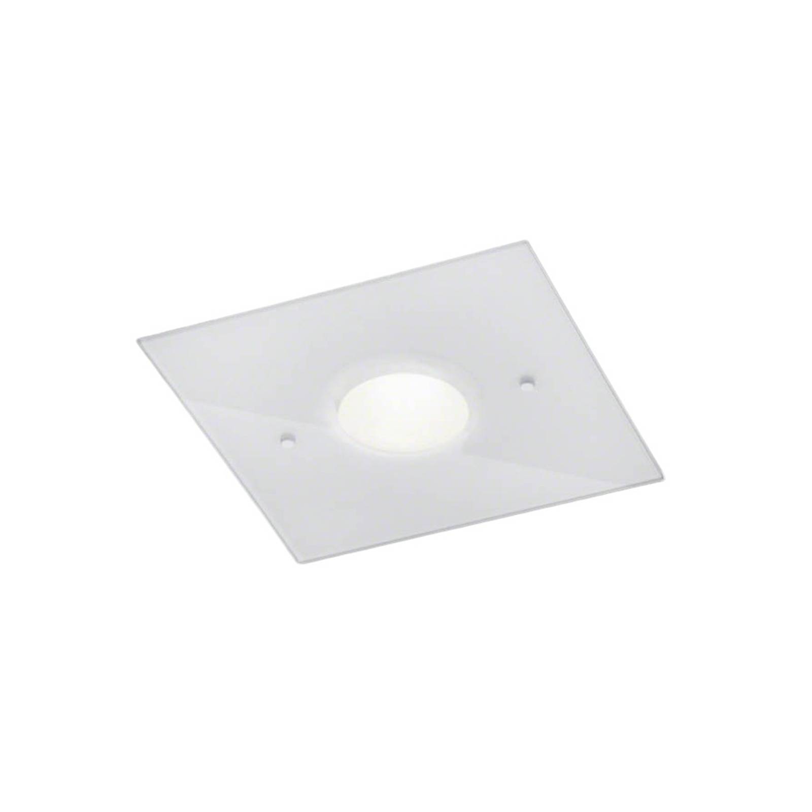 Helestra Nomi LED-Deckenleuchte 23x23cm dim weiß