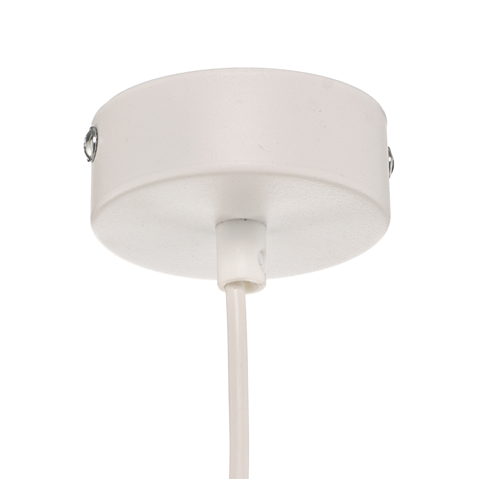 Pendant light Paglia white/rattan 1-bulb Ø 38 cm