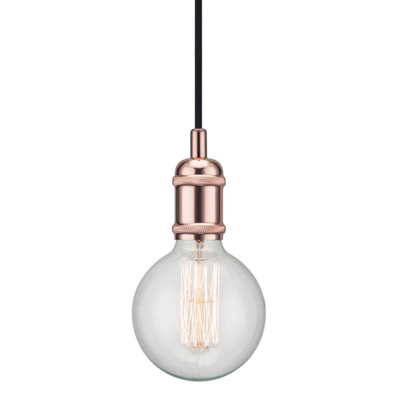 Avra – minimalist hanging lamp in copper