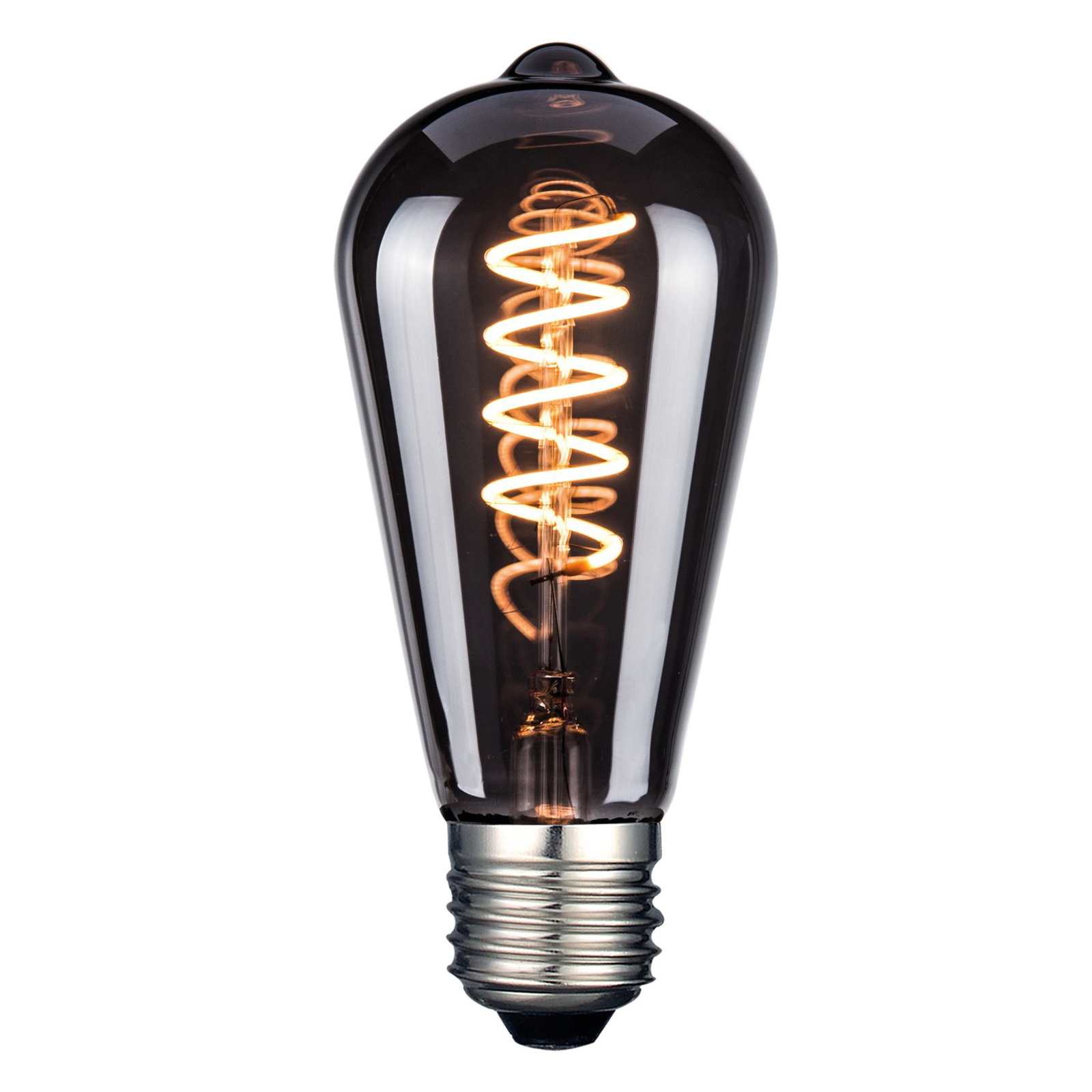 LED bulb, E27, Rustika, smoke-coloured, 4 W, 1800 K