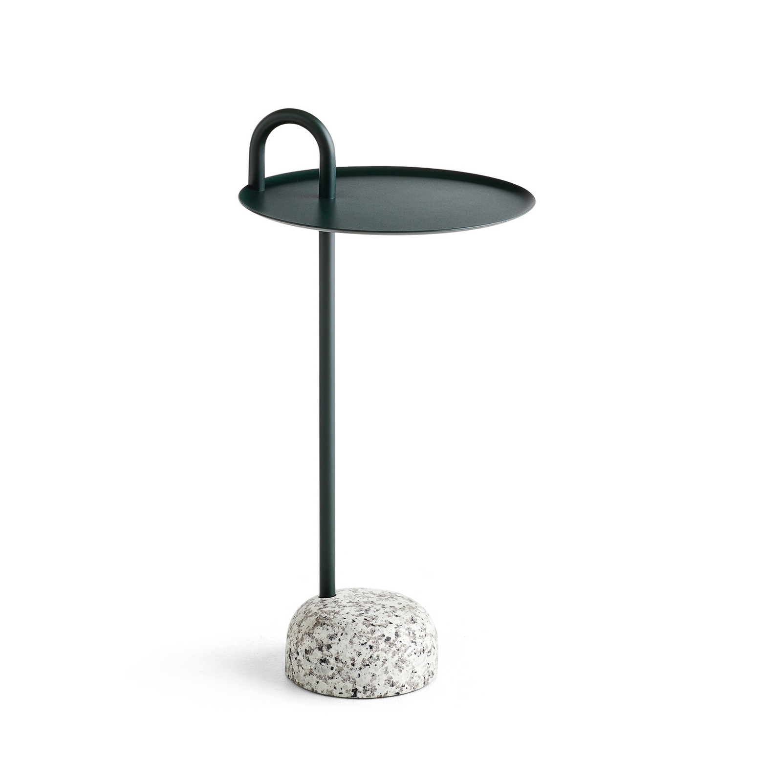 Bowler sidobord, mörkgrönt, höjd 70,5 cm, granit - HAY