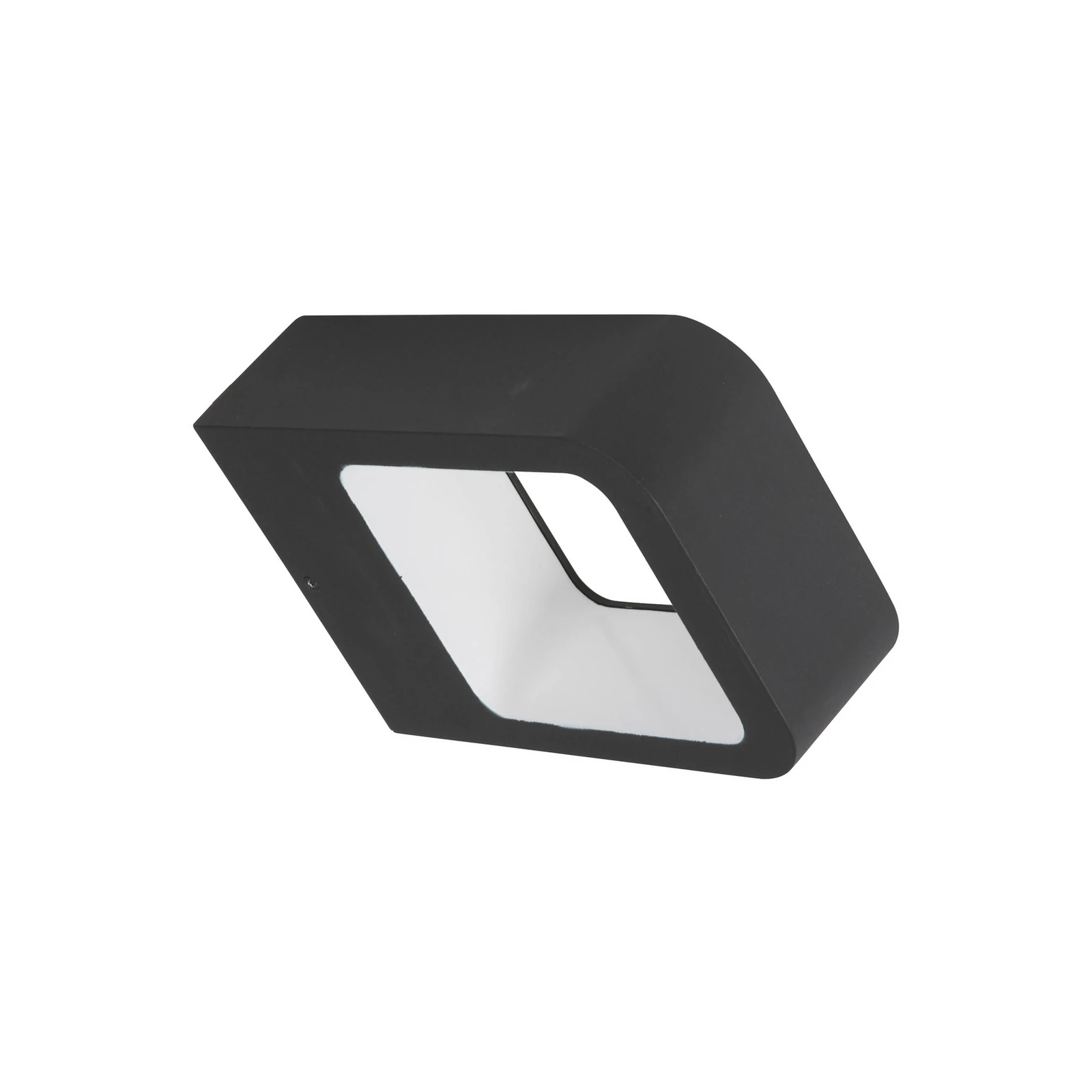 Utendørs LED-vegglampe Juna, antrasitt, aluminium, IP54, 830