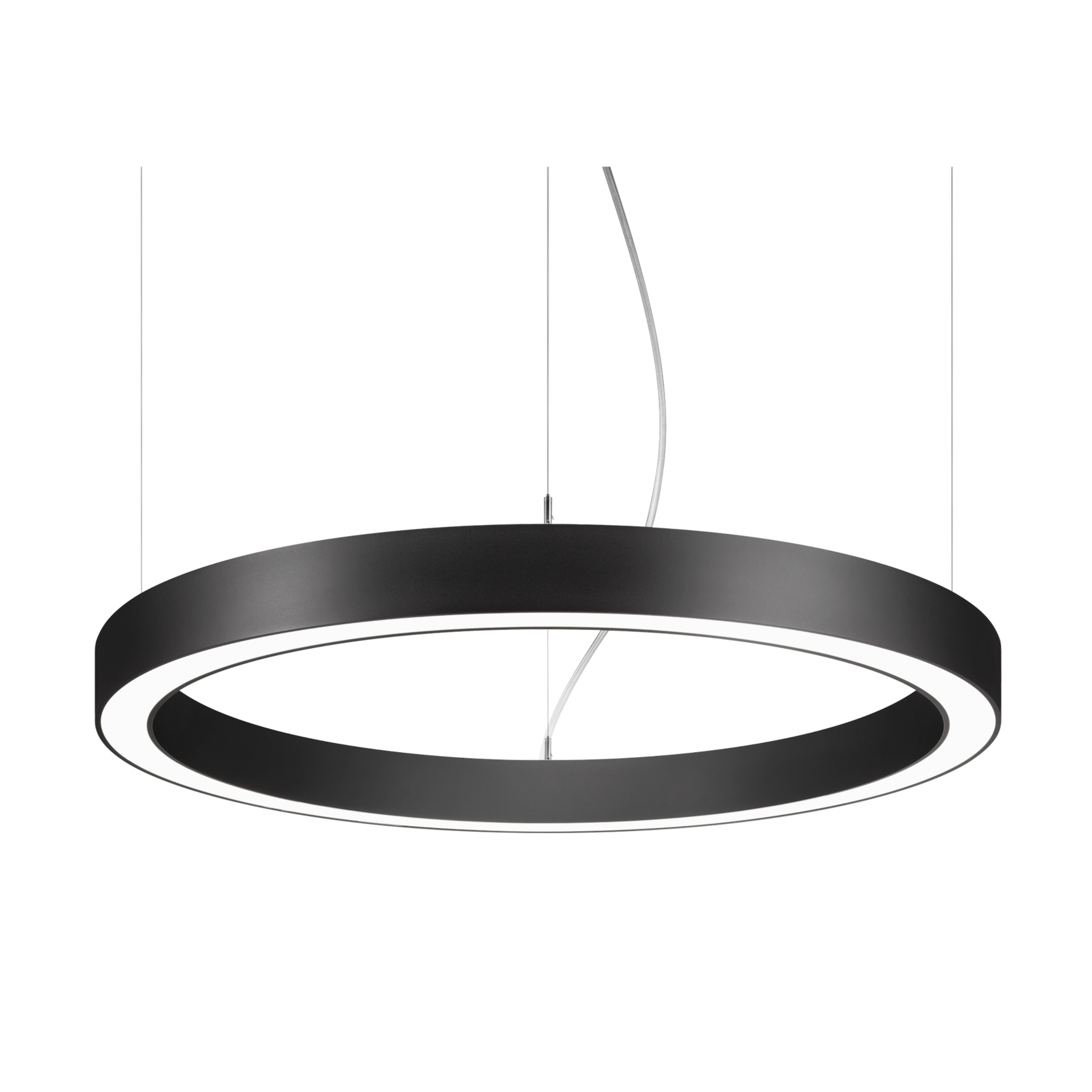 BRUMBERG Biro Cirkel Ring direct 75cm 50W aan/uit zwart 830