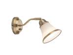 Marita Aplică de Perete White/Antique Brass - Lindby