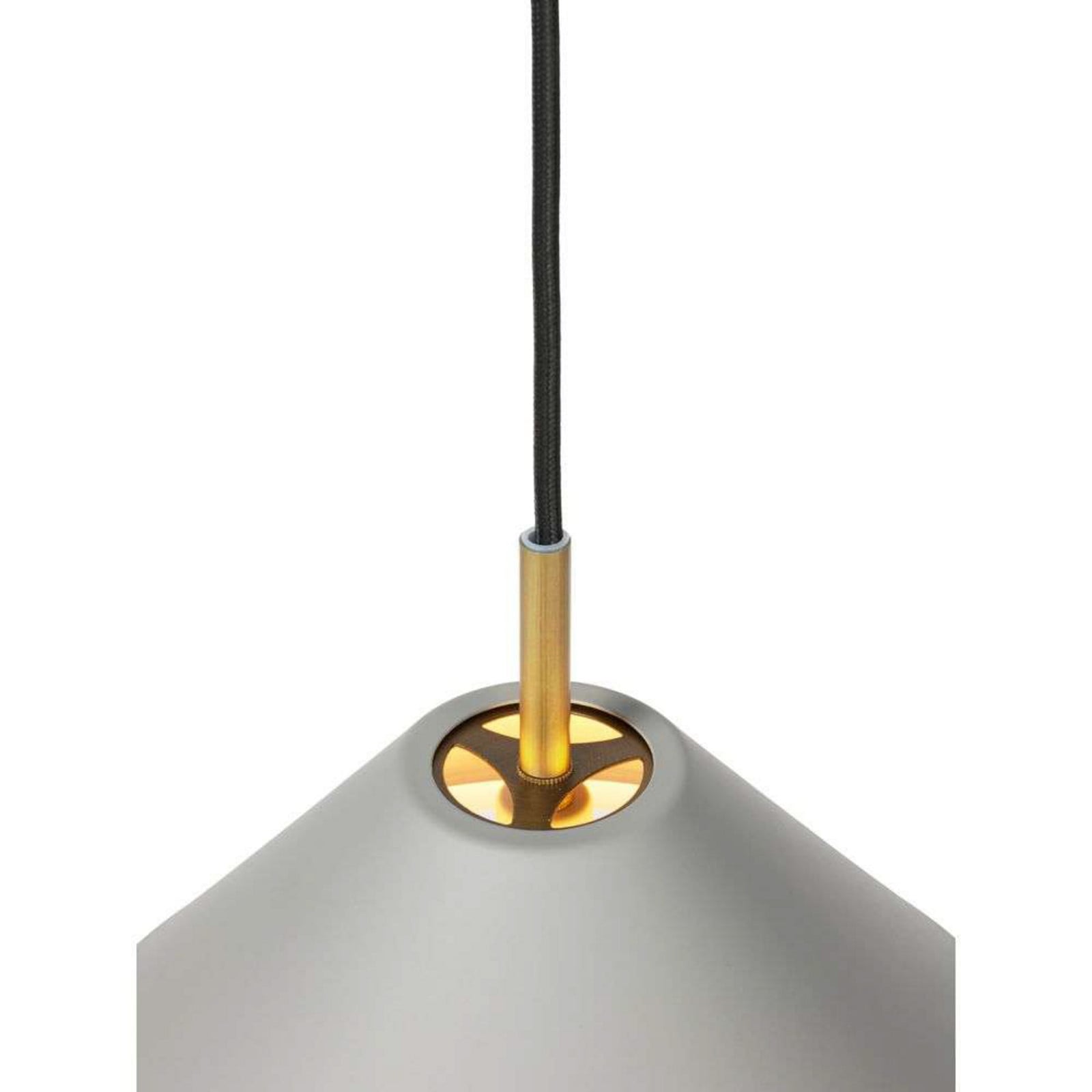 Hygge Taklampa &Oslash;40 Warm Grey Halo Design - Matsal - Metall