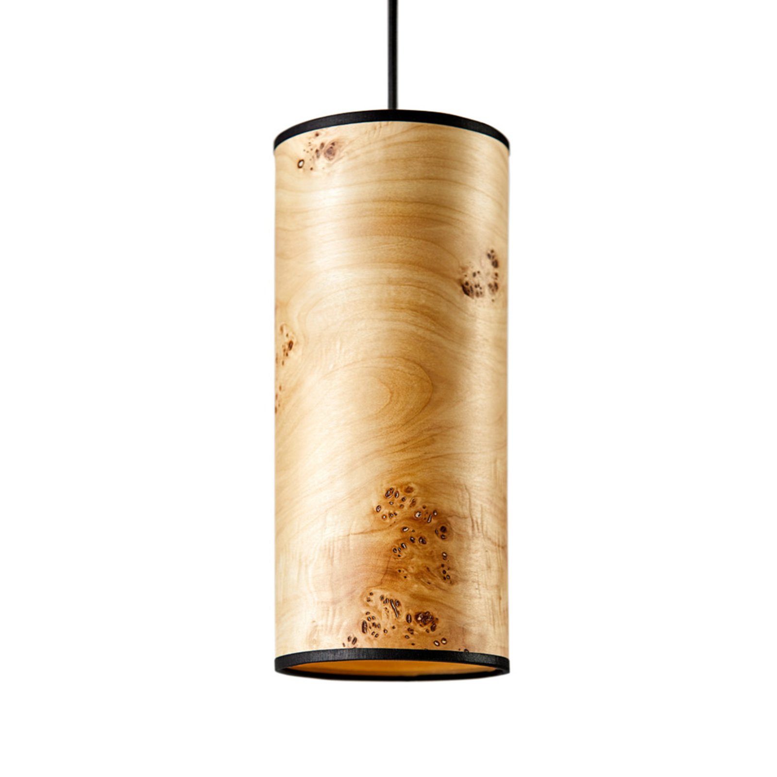 LeuchtNatur Nux pendant light made of veneer wood