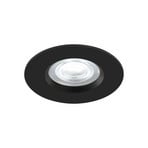 LED-Einbauleuchte Don Smart, 3er-Set, schwarz