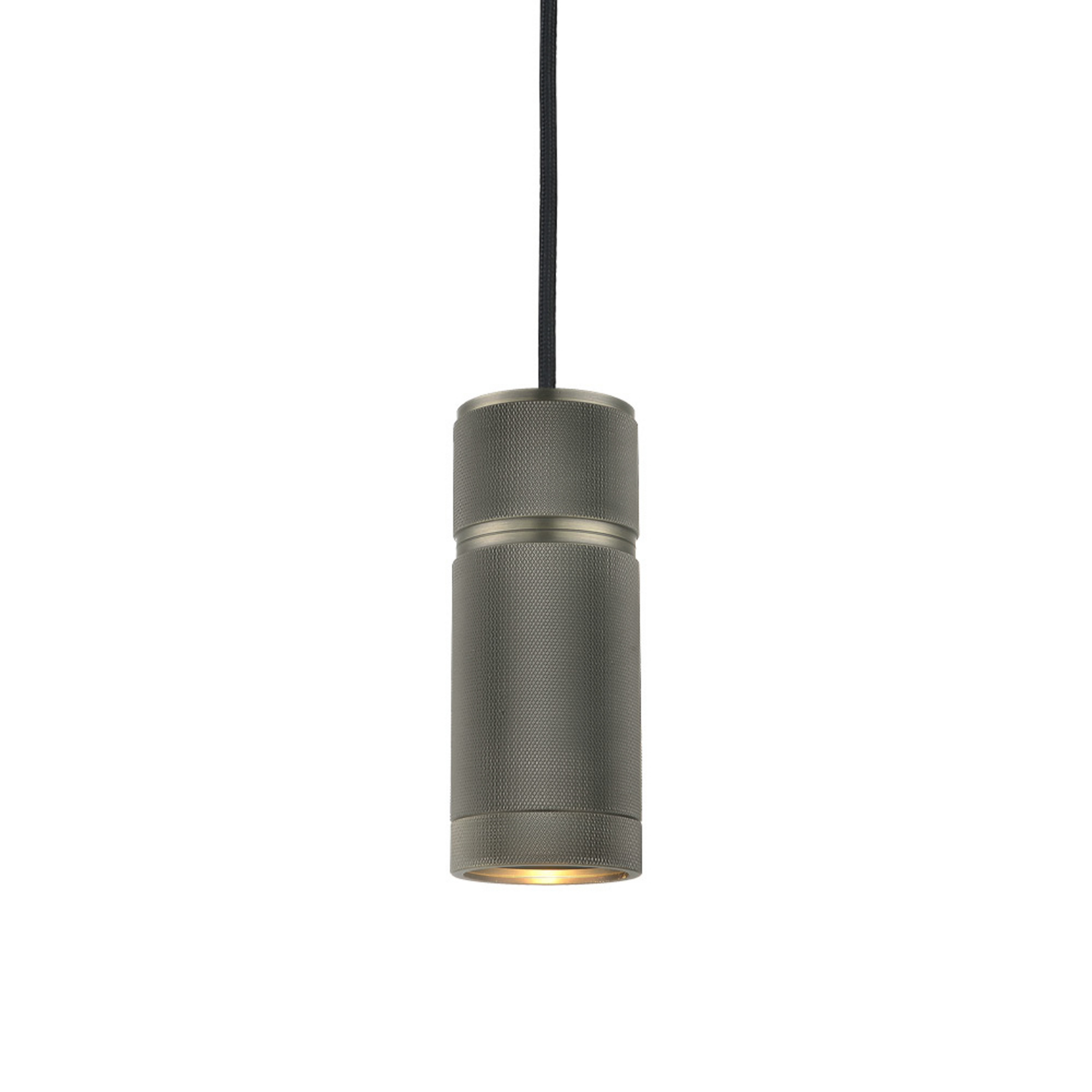 Závěsné světlo HALO, antická mosaz, výška 15 cm, GU10 – Halo Design