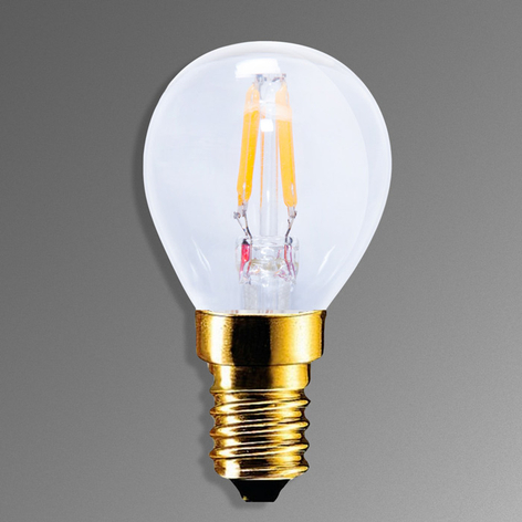 E14 2,2W 922 LED-stearinljuslampa i koltrådsoptik