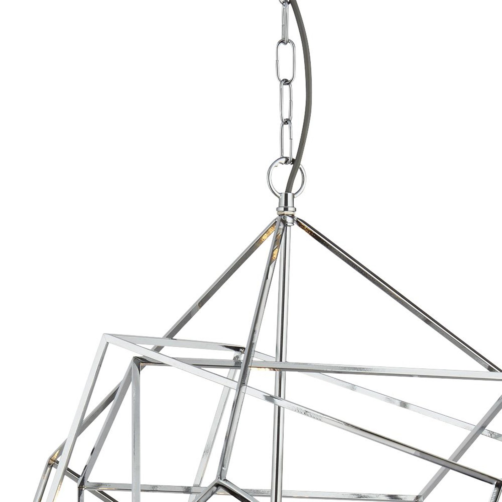 Cube pendant light cage lampshade