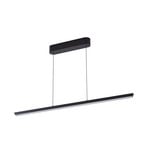 Solvar LED hanglamp, zwart, 117 cm, CCT, dimbaar - Lucande