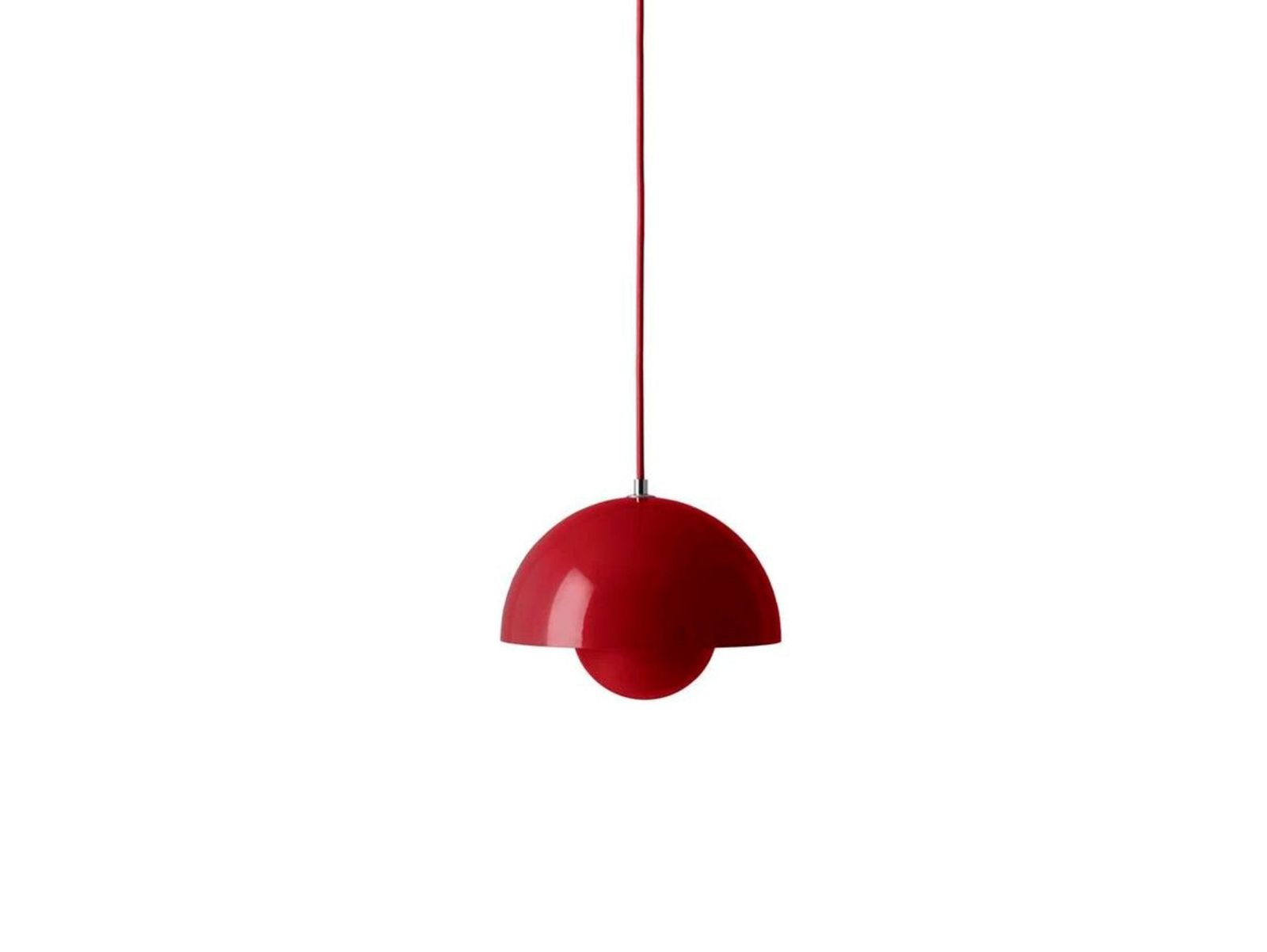 Flowerpot VP1 Taklampa Vermilion Red - &Tradition