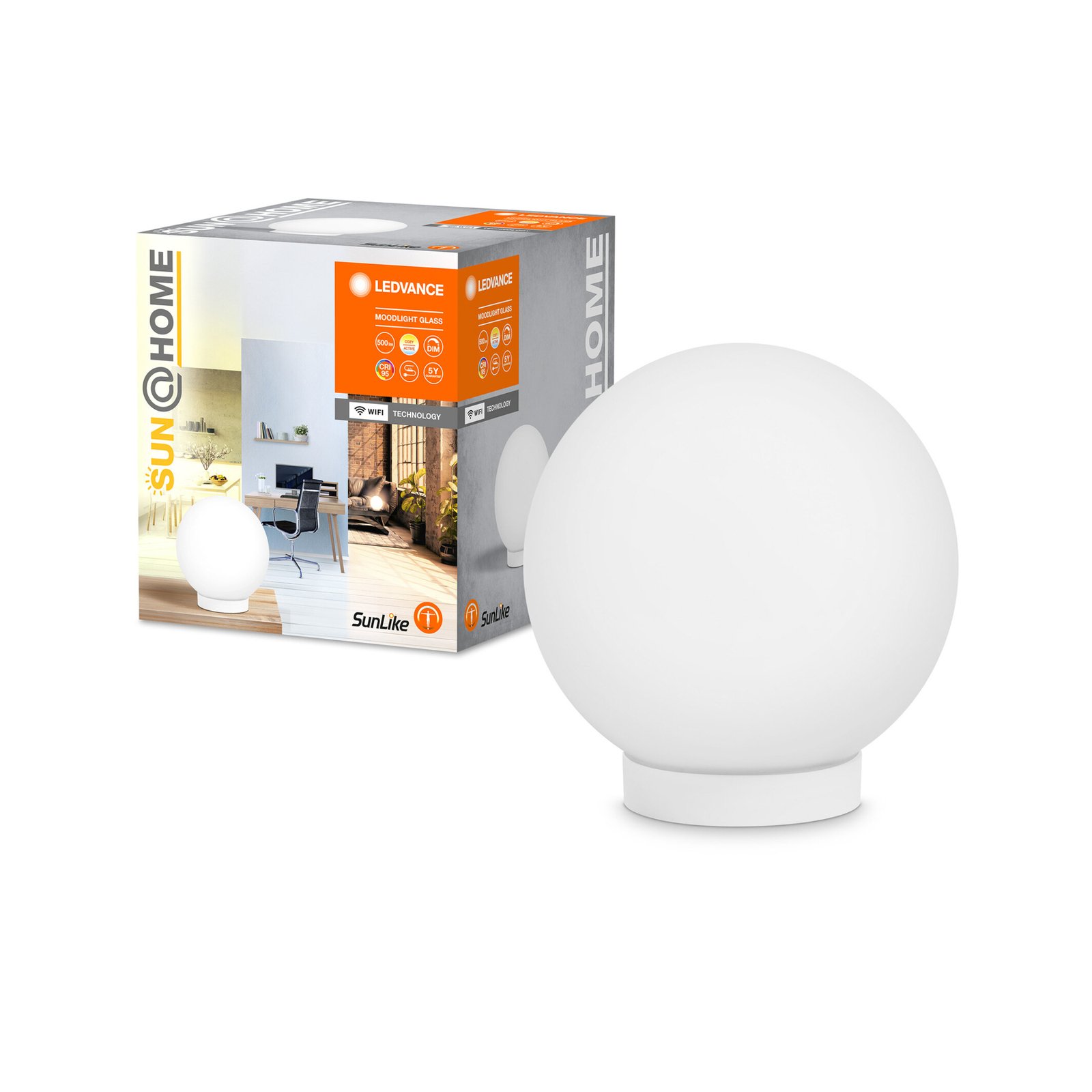 LEDVANCE SMART+ WiFi-bordlampe Sun@Home Moodlight glas CCT