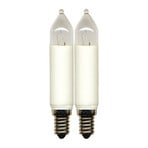 Reservepære E14 7W 14V i et sett med 2 stk