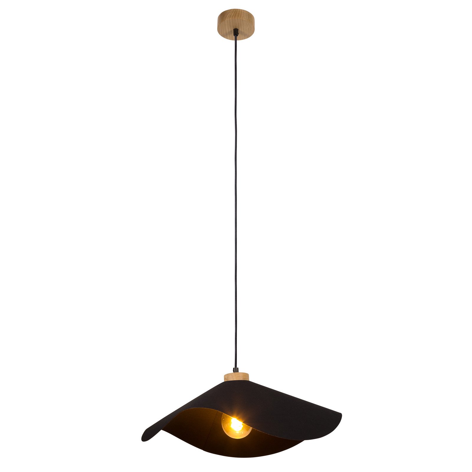 Marian Hängeleuchte, schwarz, Ø 40 cm, Envostar