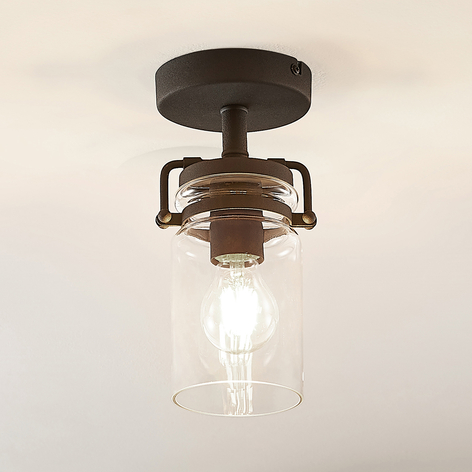 Lindby Vintus taklampe, svart