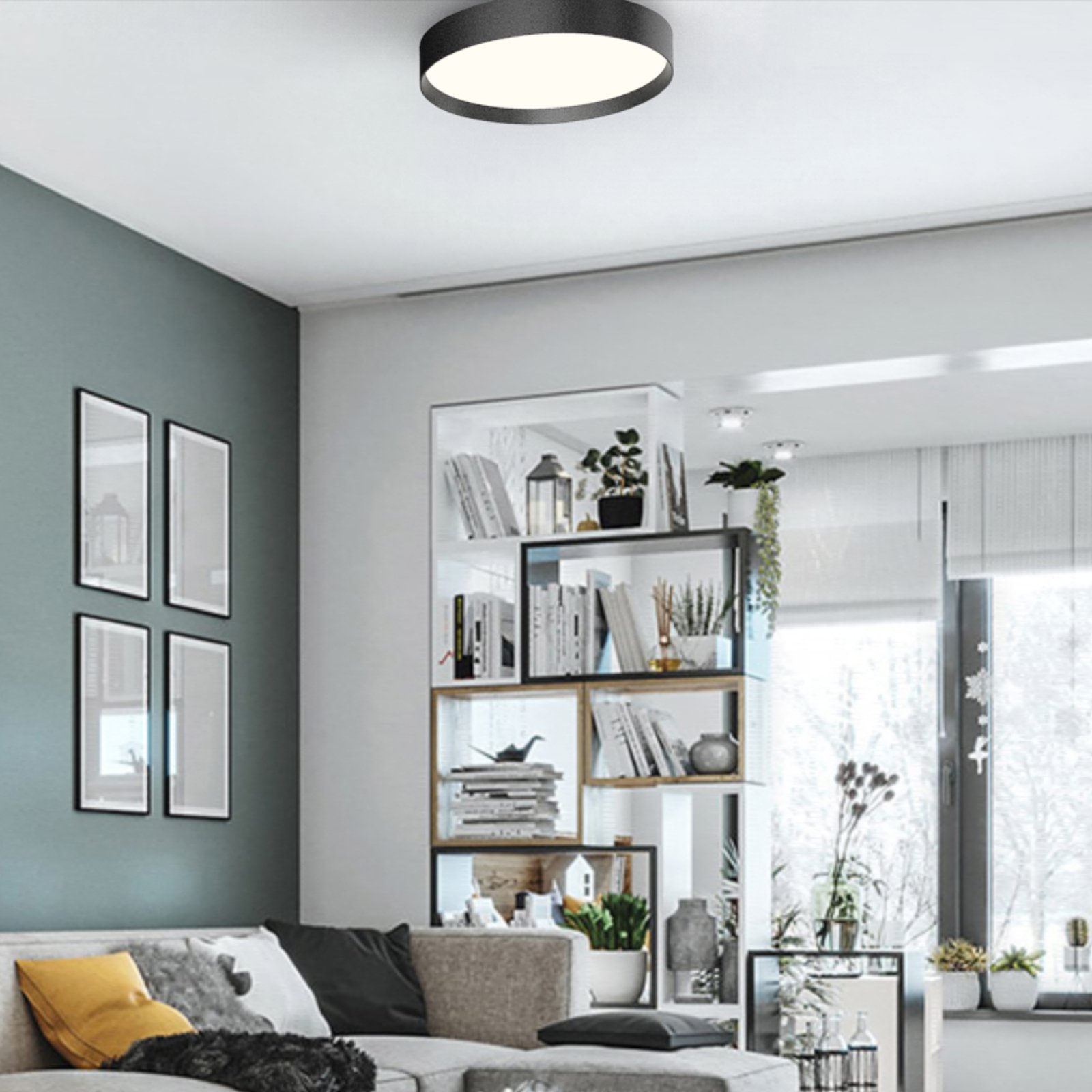 Lucia 45 Plafonnier Black - Loom Design