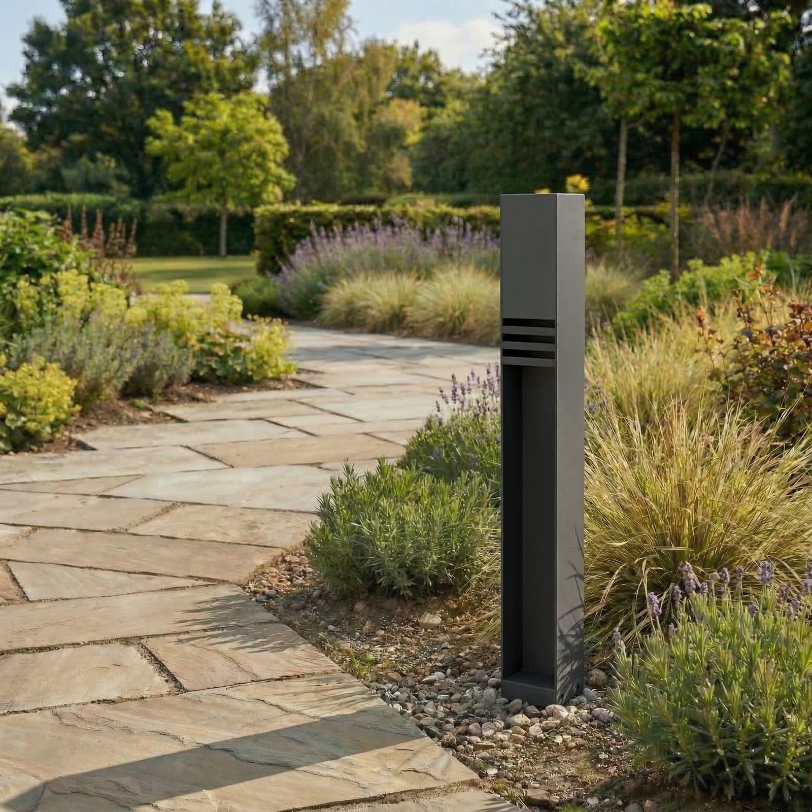 Oxido LED svjetlo za stazu, antracit, visina 80 cm, IP44 - Lucande