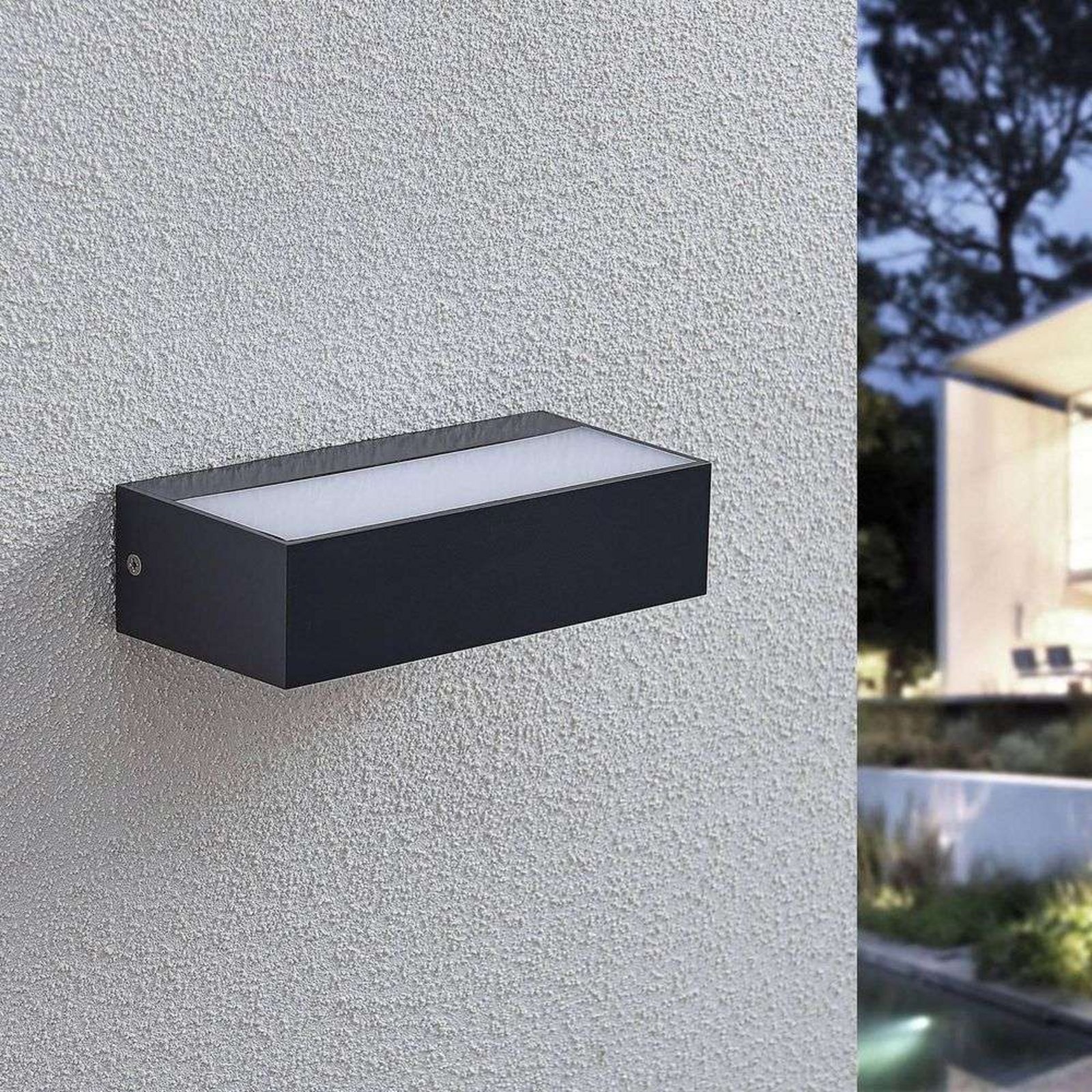 Nienke LED Ulko Seinävalaisin IP65 L17 Dark Grey - Lindby