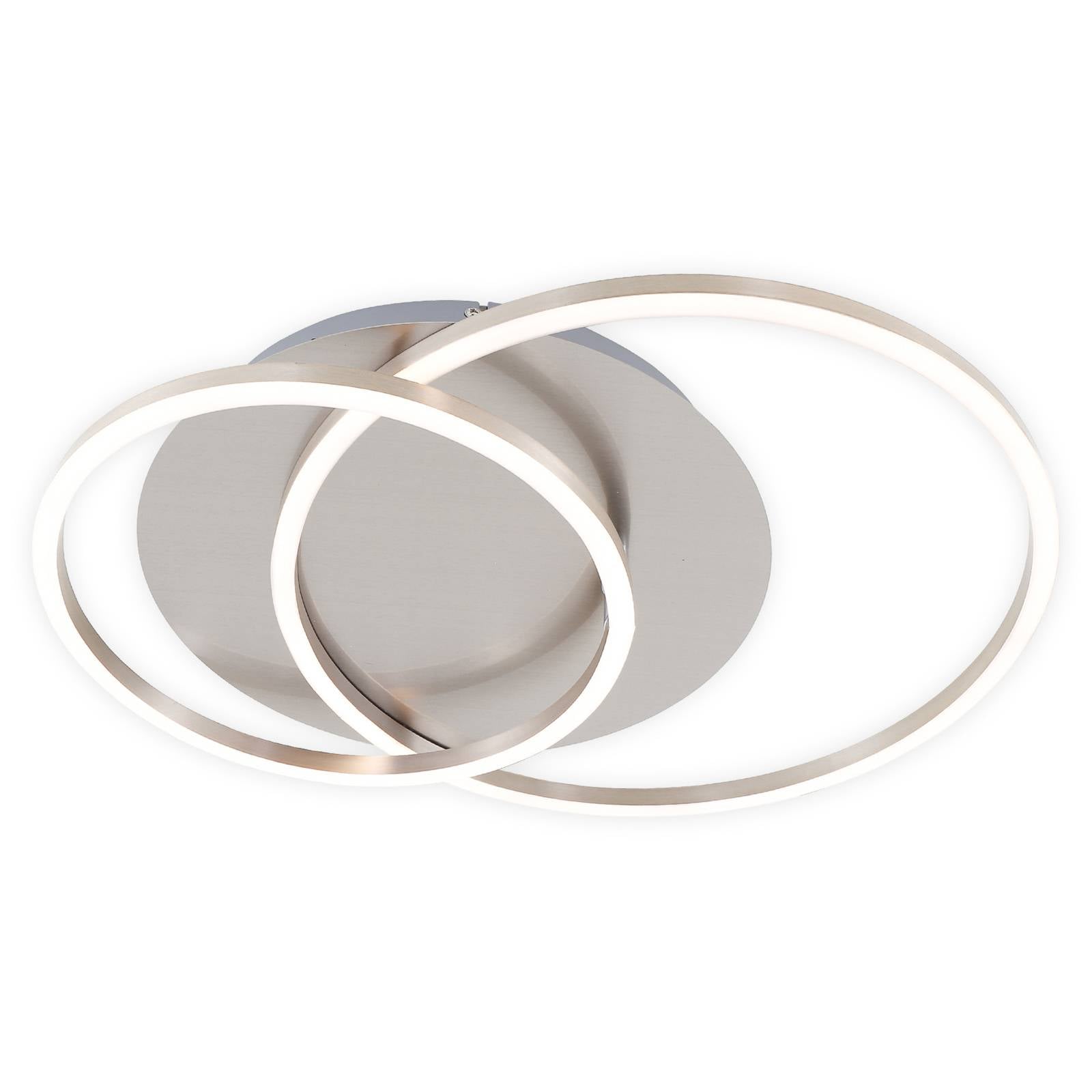 LED-Deckenleuchte Frames zwei Ringe, drehbar