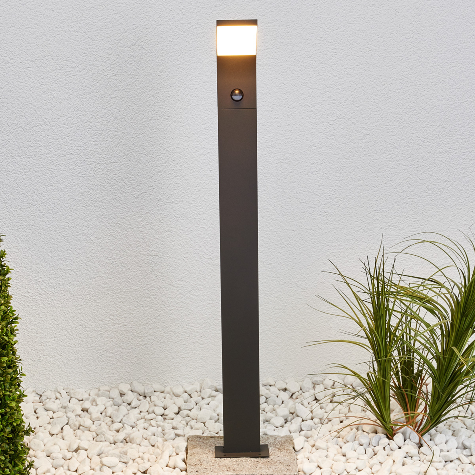 Timm LED Tuinlamp H100 w/Sensor Graphite - Lucande