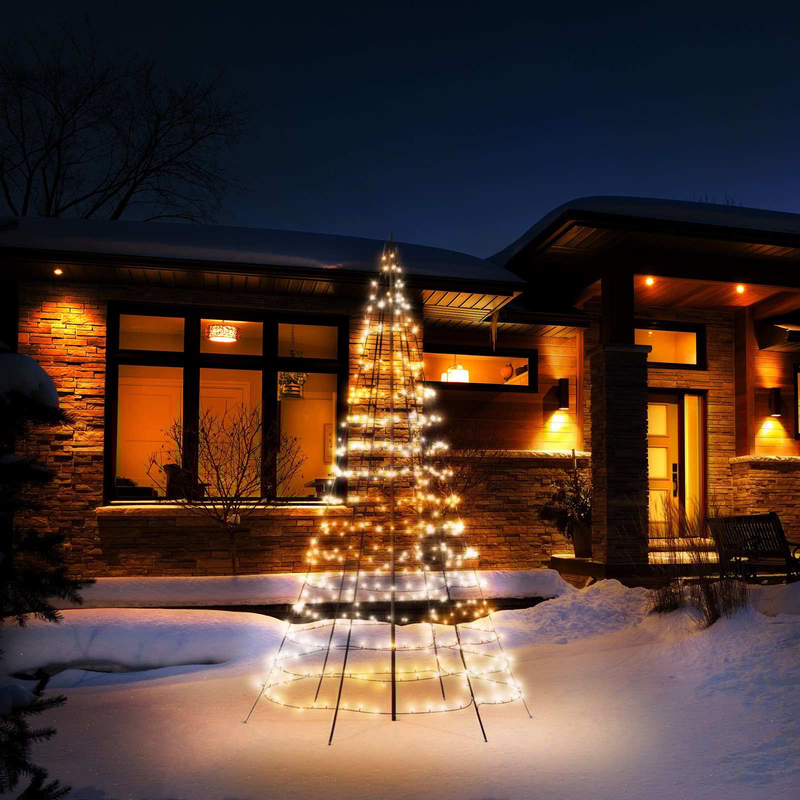Twinkly Light Tree für außen, RGBW-LEDs