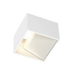 Logs In Square Aplique de Pared incl. LED driver White - SLV