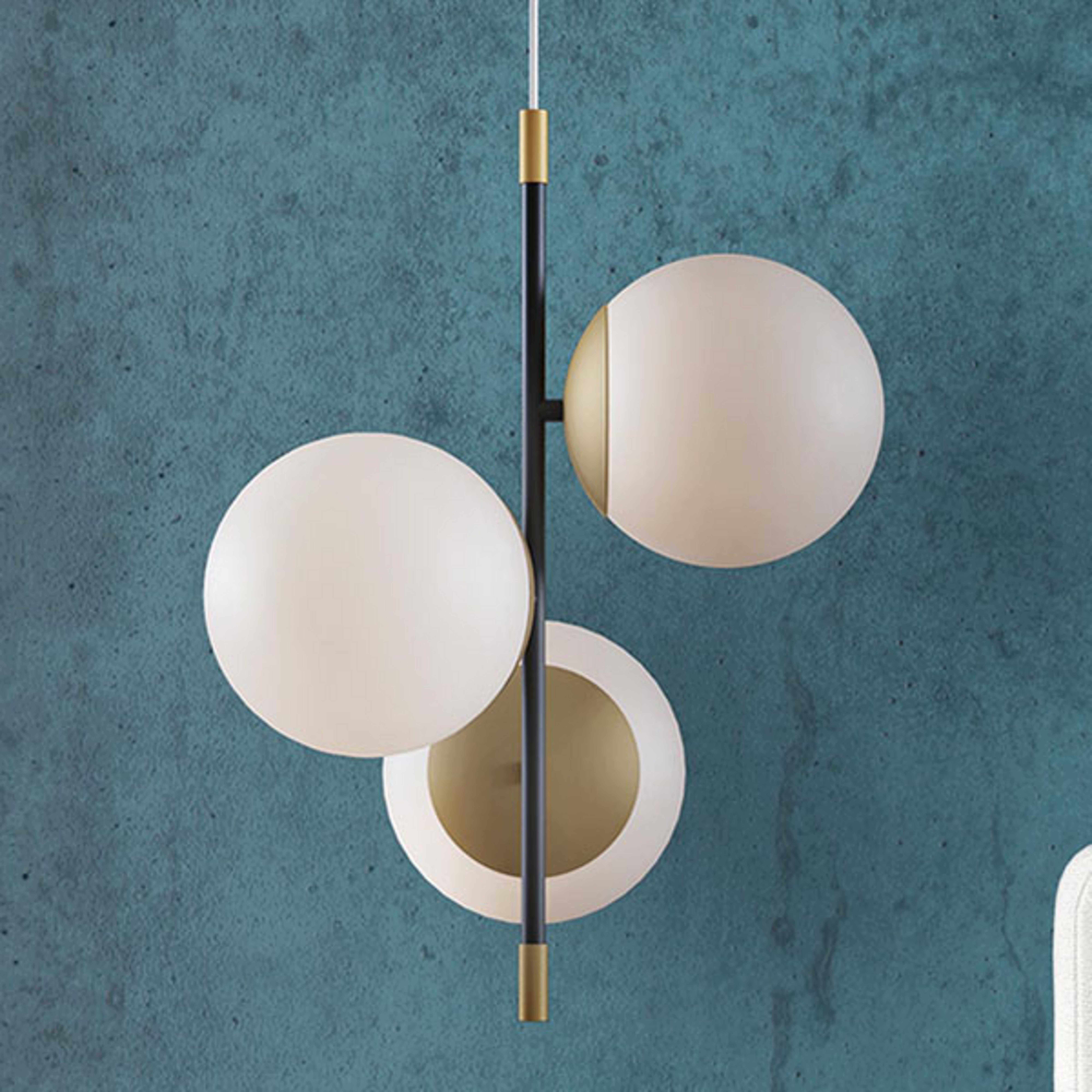 Κρεμαστό φωτιστικό Nostalgia, τρία φώτα