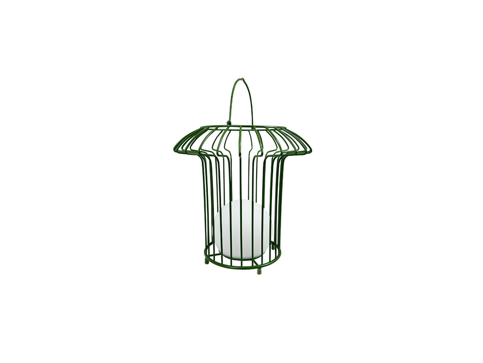 Basket Outdoor Lantern Green - DybergLarsen