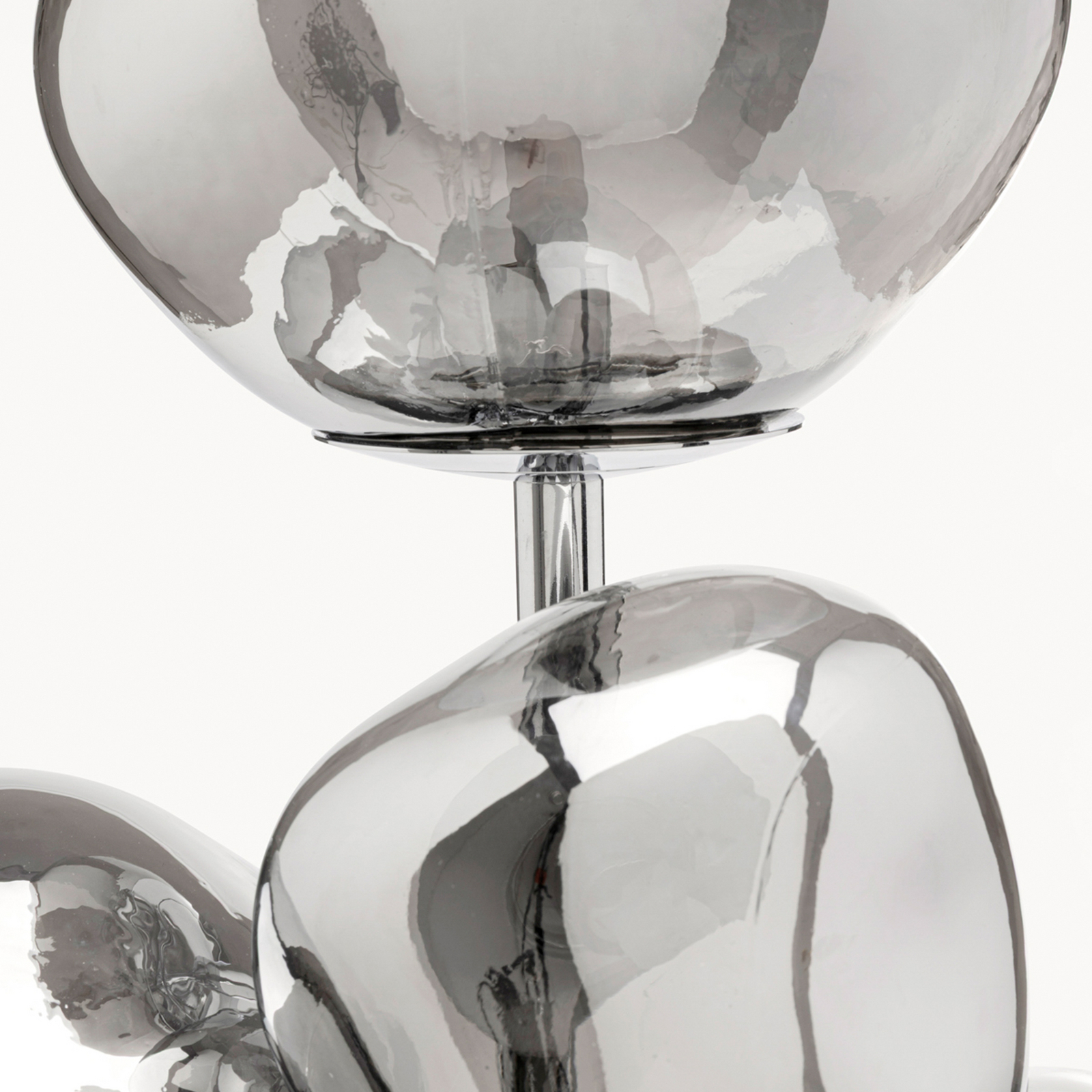 KARE gulvlampe Burbuja, sølv, glas, stål, 67 cm KARE gulvlampe Burbuja, sølv, glas, stål, 67 cm