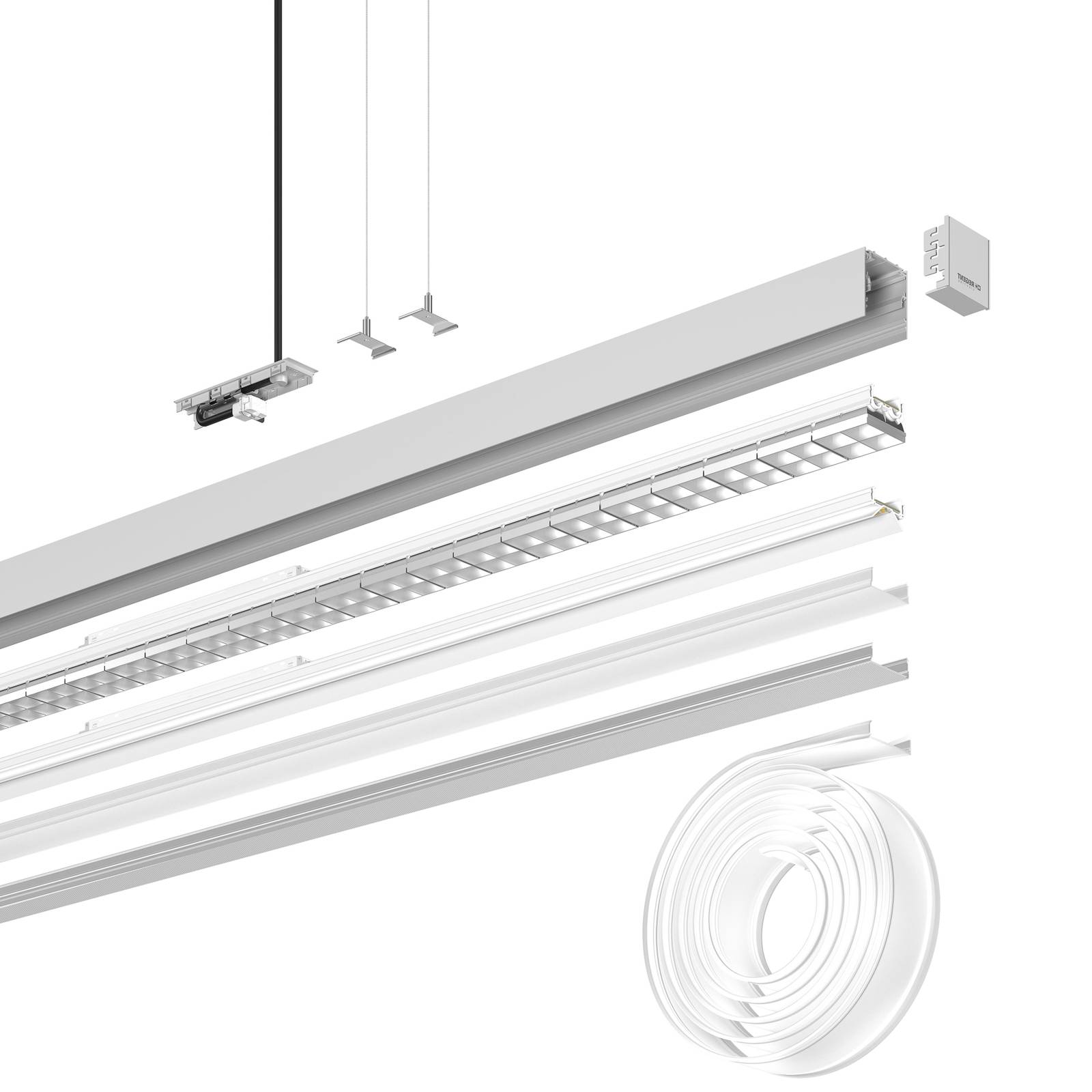 Regent Lighting Channel S Up 155cm 35W 840 DALI